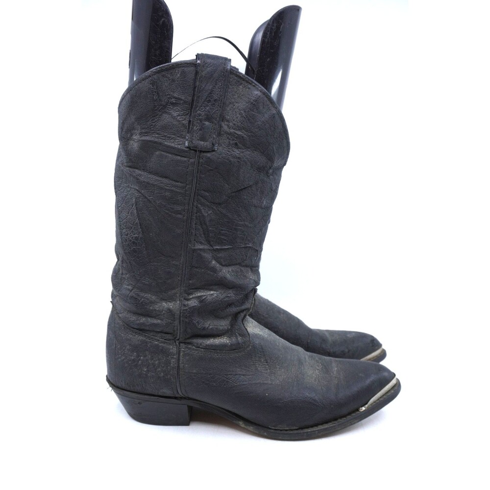 Vintage Capezio Boots Women's 7.5M Black Genuine Leather Western Boots